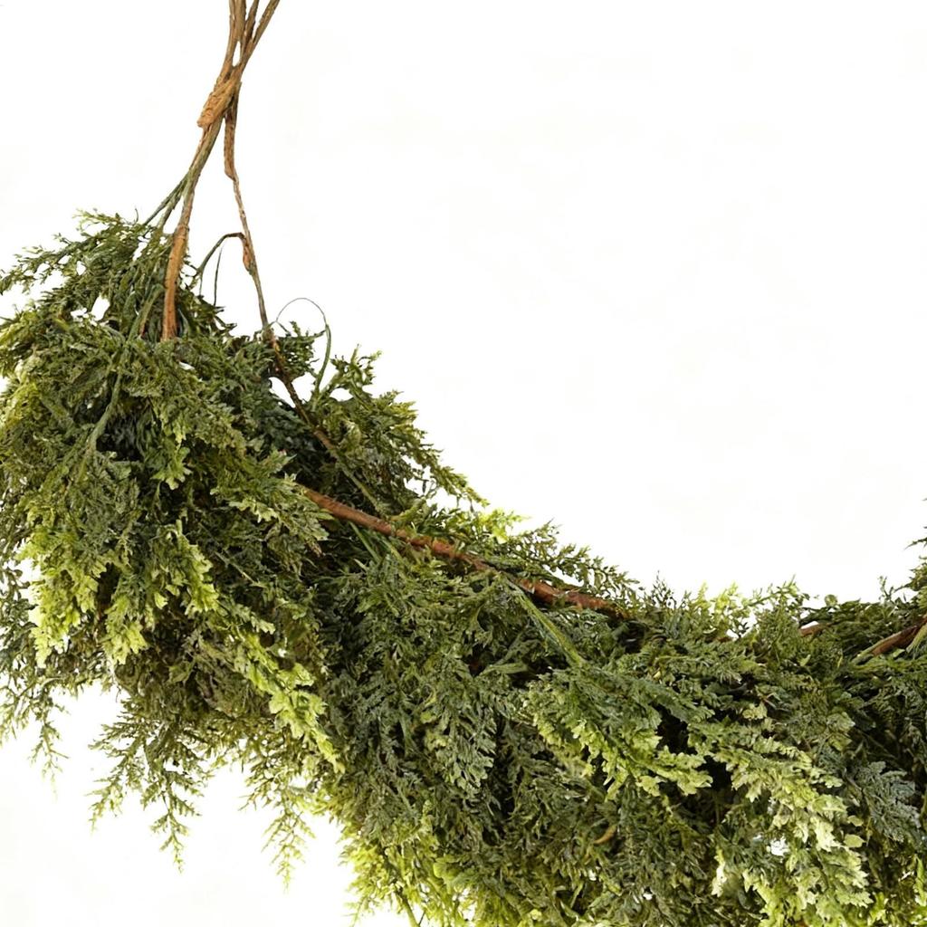 Рождественская гирлянда уличная искусственная зеленая сосна украшение искусственная гирлянда для камина елки каминной полки уличного крыльца внутренней лестницы