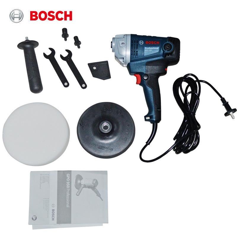 Bosch GPO 950 Автомобильный полировщик 220 В 950 Вт 6 передач 600-2100 об/мин электрическая полировальная машина с регулируемой скоростью шлифовальный станок для вощения автомобиля