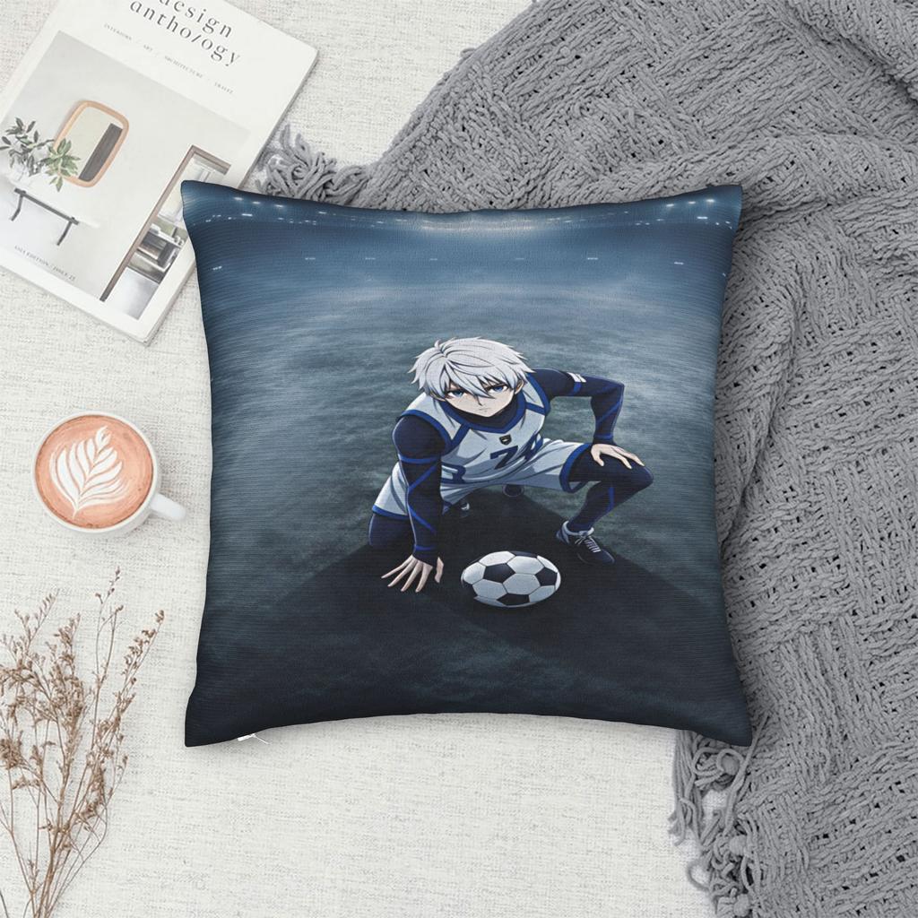 Manga Nagi Seishiro Pillowcases  Retro Trendy Pillow Case For Chair Sofa Home Decor Print Pillow Cover