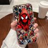 Прозрачный чехол для телефона Spiderman Marvel для iPhone 17 Pro Max 17E 11 12 13 14 15 16 Pro Max 15 Plus 17 Air 16E 7 XS Мягкая крышка
