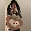 Shelliemay Itabag Cartoon Plush Shoulder Bag Versatile Handbag For Casual Wear