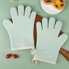 Thicken Oven Gloves High Temperature Resistance Glove 1pair Cooking Tools and Barbecue Heat Insulation Anti-slip. Anti-scald Bar