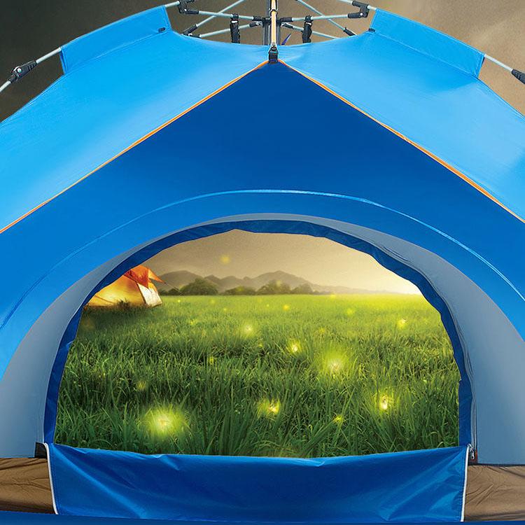Открытая палатка для кемпинга с автоматической скоростью, открытая большая космическая палатка, непромокаемая палатка для путешествий на 2-3 человека