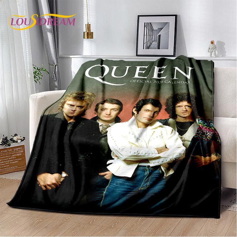 Фредди Меркьюри Queen-Рок-группа Мягкое Плюшевое Одеяло, Фланелевое Одеяло Плед для Гостиной Спальни Кровати Дивана Покрытие для Пикника
