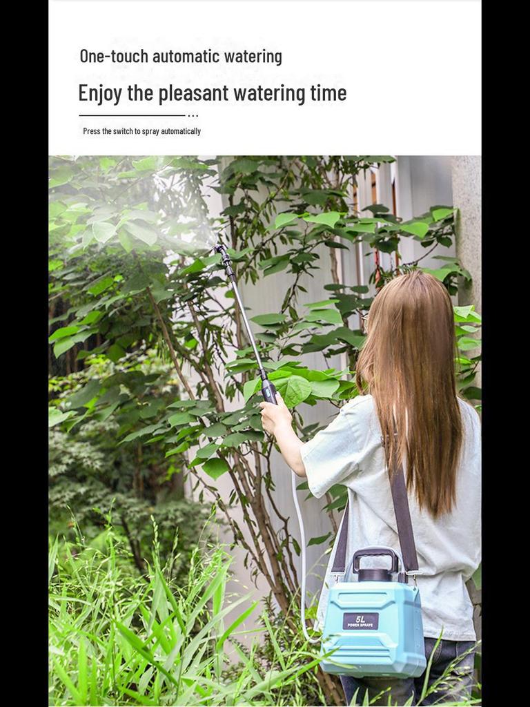 2024 New Electric Household Small Pesticide Sprayer - High Pressure Watering Pot