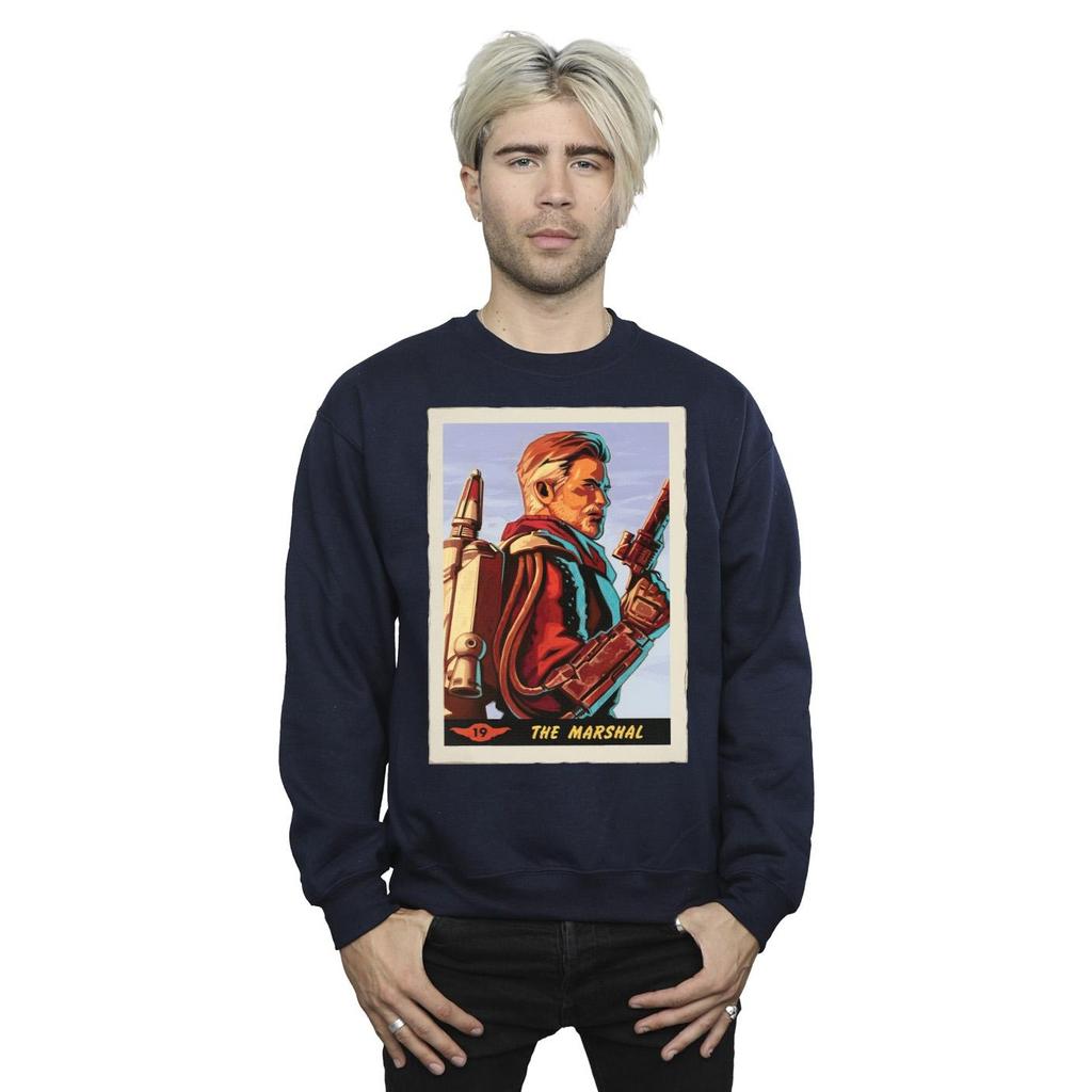 Star Wars Mens The Mandalorian The Marshal Sweatshirt