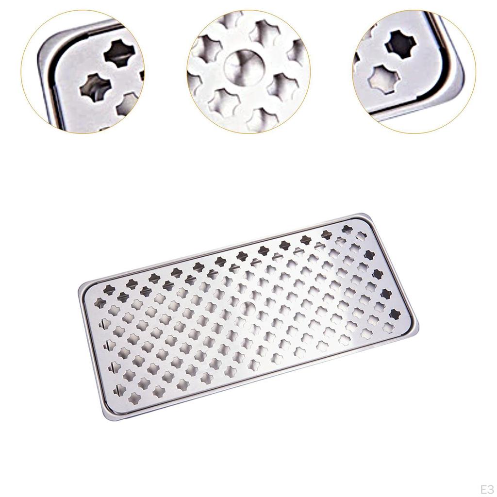 Поддон для сбора капель пива, аксессуар для бара с напитками, дренажная пластина, кегератор, полированный