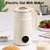 Multifunctional Nut Milk Maker Automatic Soy Machine Sharp Blade Design Heat Preservation Function US Plug Homemade Almond Oat Machine