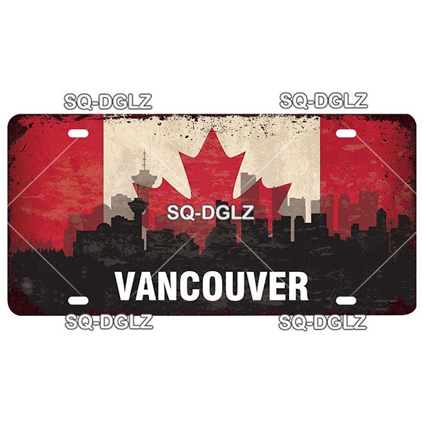 [SQ-DGLZ] Знаменитый городской номерной знак, металлический знак, винтажная табличка, деревенская жестяная вывеска, настенный декор, декор для бара, дорожный постер