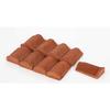 Черепица для виллы, красная, 1/20, набор из 200 шт. + раствор