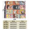 L-Loud Houses Family Cartoon Plush Throw Blanket For Couch Chair Sofa Bed Airplane Travel Flannel Bedspread Bed Cover