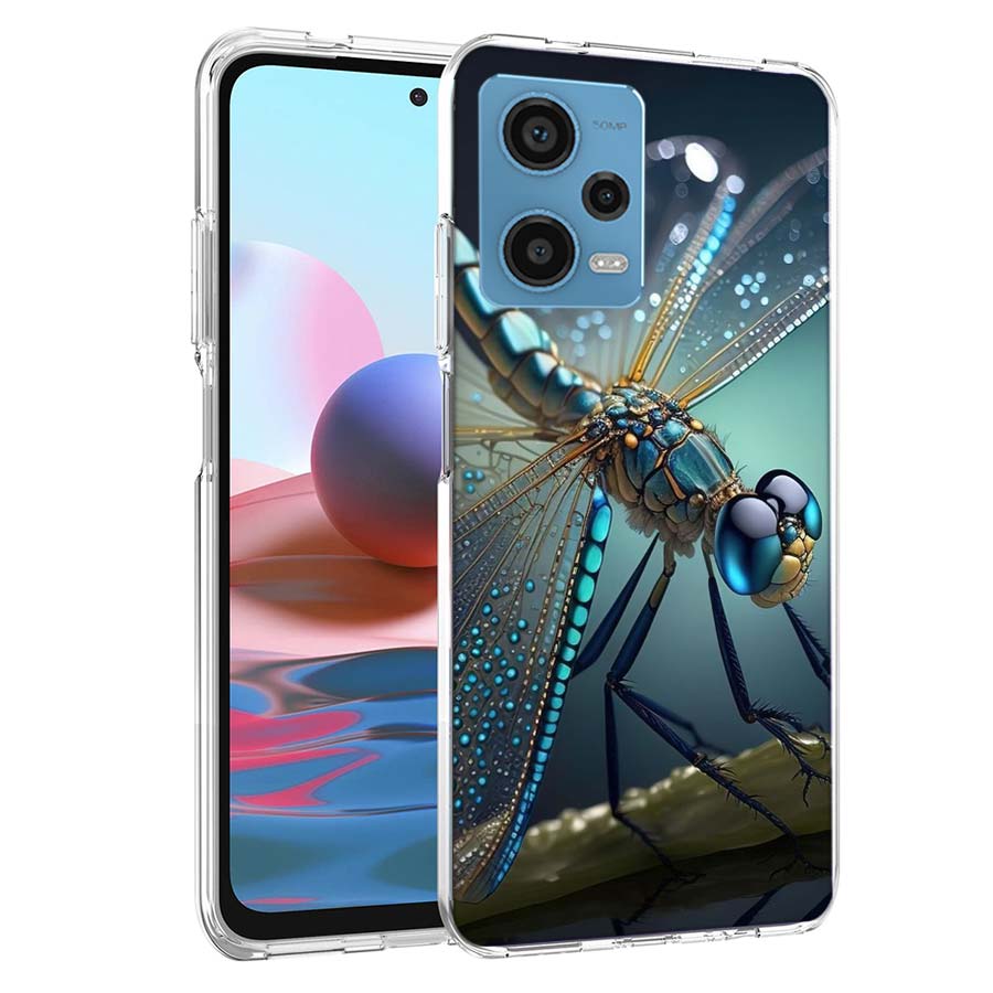 Beautiful Dragonfly Enthusiasts Phone Case For Redmi Note 13 12 14 15 Pro Plus 13R 11 11T 11E 11S 10 Pro 10S 9 9S Cover Cell Cle