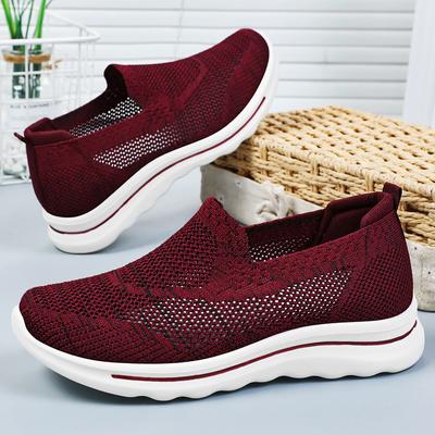 Женская обувь весна для среднего и пожилого возраста повседневная обувь дышащая и легкая на мягкой подошве износостойкая обувь для мамы обувь для пожилых людей
