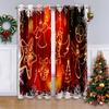 Рождественские оконные шторы, Декор для дома, спальни, кухни, гостиной, рождественские украшения, рождественские подарки, Navidad Natal, Новый год