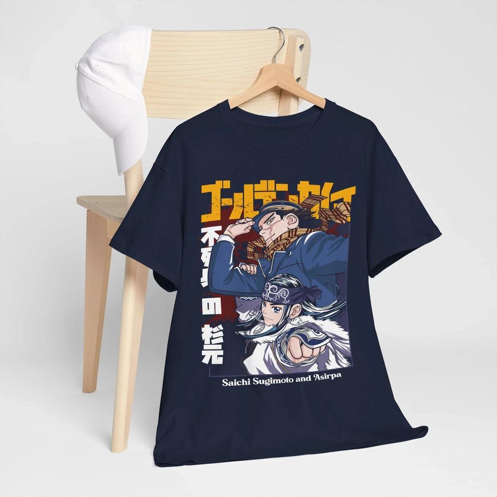 Summer Golden Kamuy Tshirt Koito Schenka Japan Anime Grahic Tee Gift Shirt Unisexs Round Neck Short Sleeve