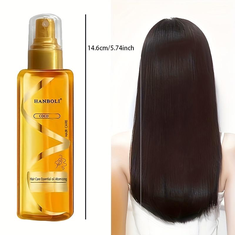 Эфирное масло для ухода за волосами, смягчающее эфирное масло для ухода за волосами улучшает повреждения от химической завивки и окрашивания.