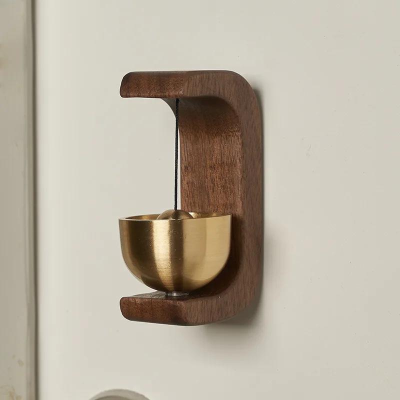 Новый домашний дверной проем подвесное украшение Допаминовый деревянный магнитный колокольчик Креативный простой колокольчик Украшение домашнего офиса на стол
