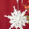 6Pcs High Quality Pretty Fashion Snowflake Pendant Christmas Tree Glittering Hanging Party