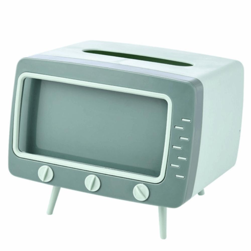 Multifunctional TV Tissue Box Cover Retro Paper Storage Case Tissue Organizer  Living Room