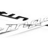 Наклейка на задний значок Hyundai Kia GT Line Stinger
