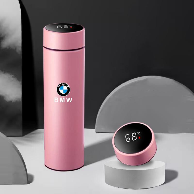 Car Thermos Jug Car Smart display Stainless Steel Insulation Cup For BMW 1 2 3 4 5 7 Series F10 F20 F30 G20 G30 interior sticker knpc33