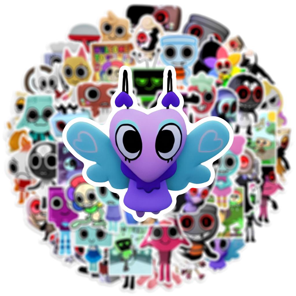 Stickers In The World Of Dandy (Dandy) Roblox Dandy's World Sticker Pack Stickers Set 52 Pcs