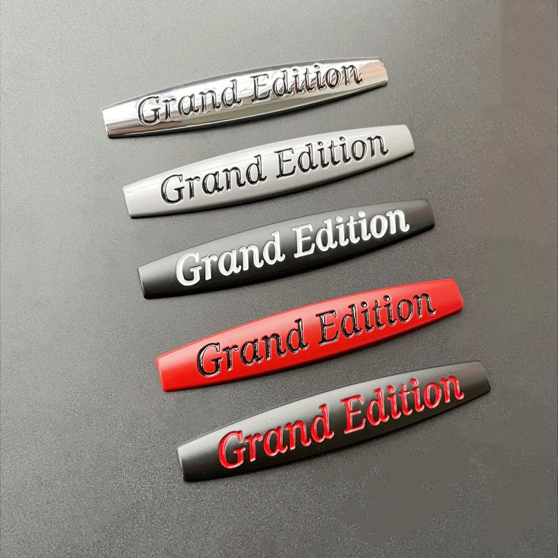 3D Металлический Логотип Эмблема Grand Edition Значок на Крыло Автомобиля Наклейка Grand Edition Аксессуары