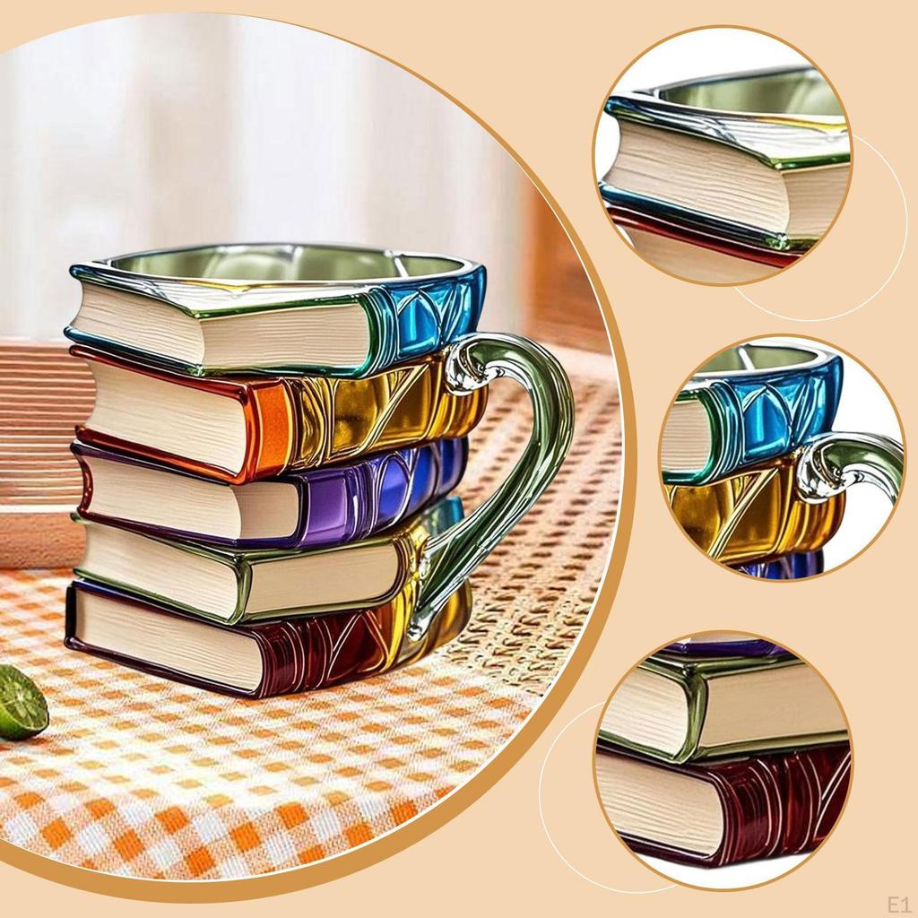 3D Расписанная Книжная Кружка Кофейная Чашка для Библиотекаря Учителя