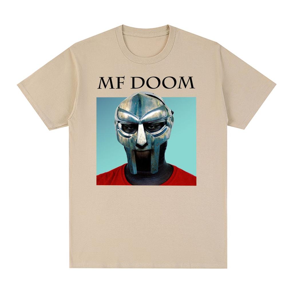 MF Doom Хип-хоп Винтажная футболка Классическая Ретро Хлопковая Мужская футболка Новая Футболка Женские Топы