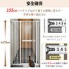 RAKU Pet Gate для кошек, высота 155 см, с дверным ограждением, расстояние между ними, натяжение, высокий тип установки, выбираемая ширина, широкая, ограждение для предотвращения побега собак