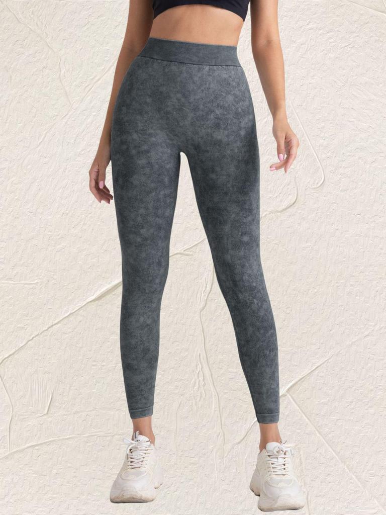 Бесшовные женские брюки для йоги с эффектом пескоструйной обработки - Персиковые, с эффектом подтяжки бедер, высокой эластичности, тайтсы для бега и спорта на открытом воздухе