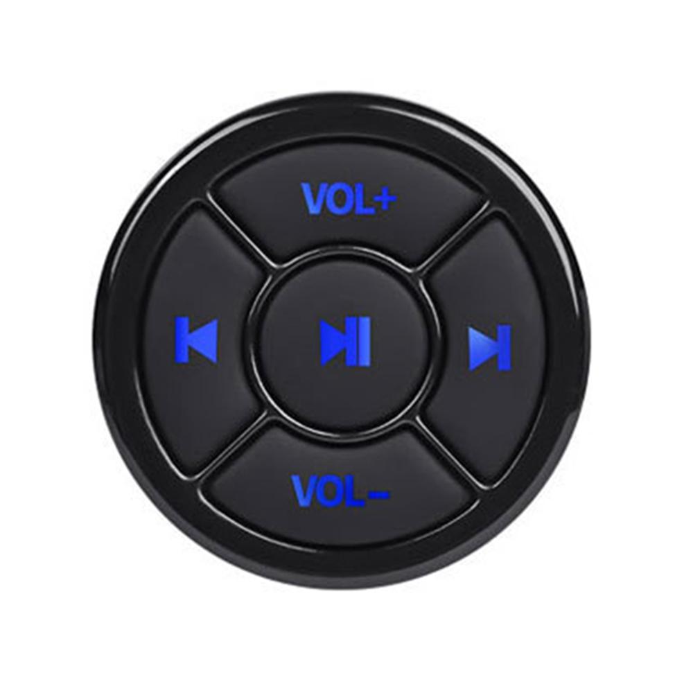 Автомобильный беспроводной Bluetooth Медиа-кнопка Пульт дистанционного управления Автомобильный руль Пульт дистанционного управления Руль мотоцикла Велосипед MP3 Воспроизведение музыки для телефона IOS Android