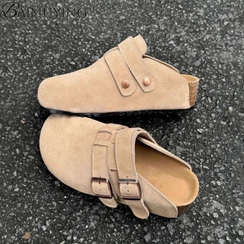 Платформенные тапочки Женские мюли Туфли Балетки Сандалии Лето 2025 Тренд Повседневная Ходьба Спортивная Обувь Комфорт Женские Слингбэки Кроссовки