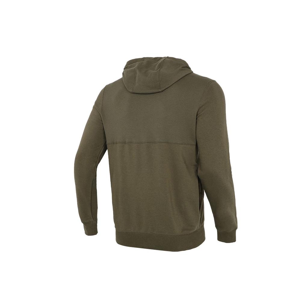 Puma Однотонная спортивная трикотажная толстовка с капюшоном на шнурке для мужчин, цвет армейский зеленый 846413-44