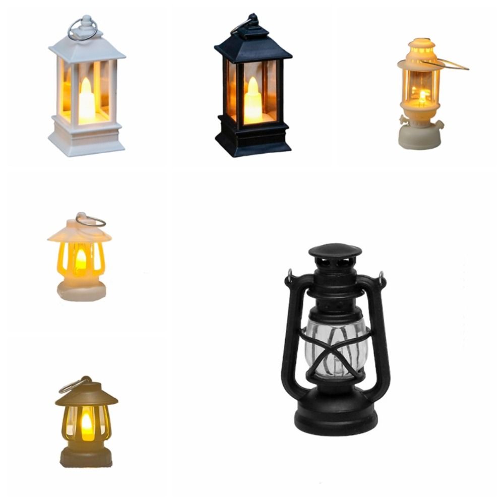 Flameless Mini Square Night Lights Creative Outdoor Hanging Small Lanterns Wedding Decor