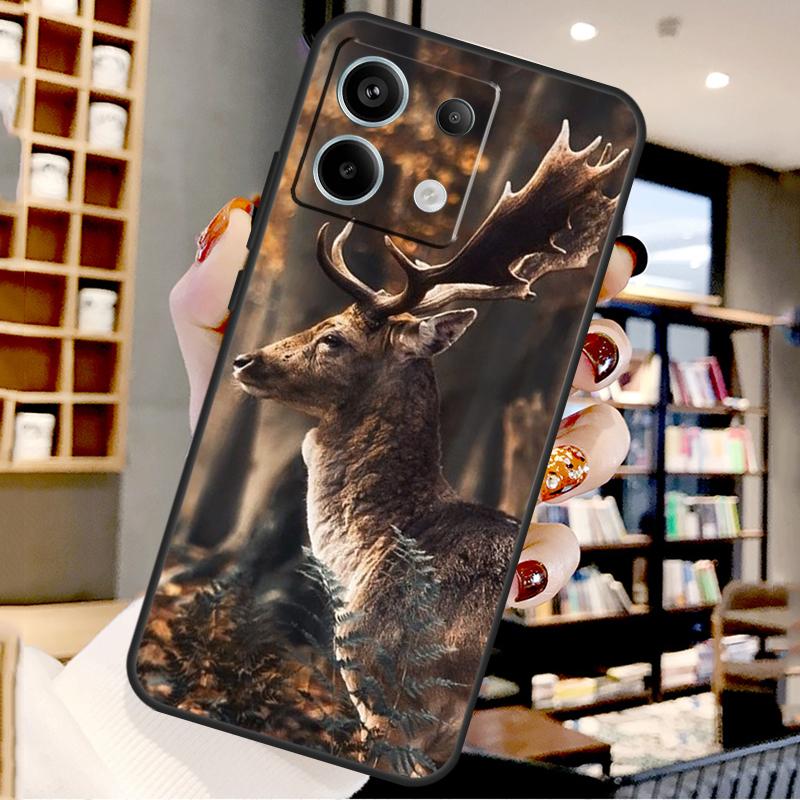 Deer For Xiaomi Redmi Note 13 Pro 9 10 11 12 14 15 Pro Plus Case For Redmi 15 12C 13C 14C 10C 15C