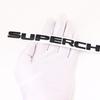 3D Metal Supercharged Logo Car Sticker Emblem Auto Badge Decal