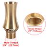 Brass Ice Tower Cedar Fountain Nozzle Durable Bubbler Jet Fountain Creative Gift Spray Head