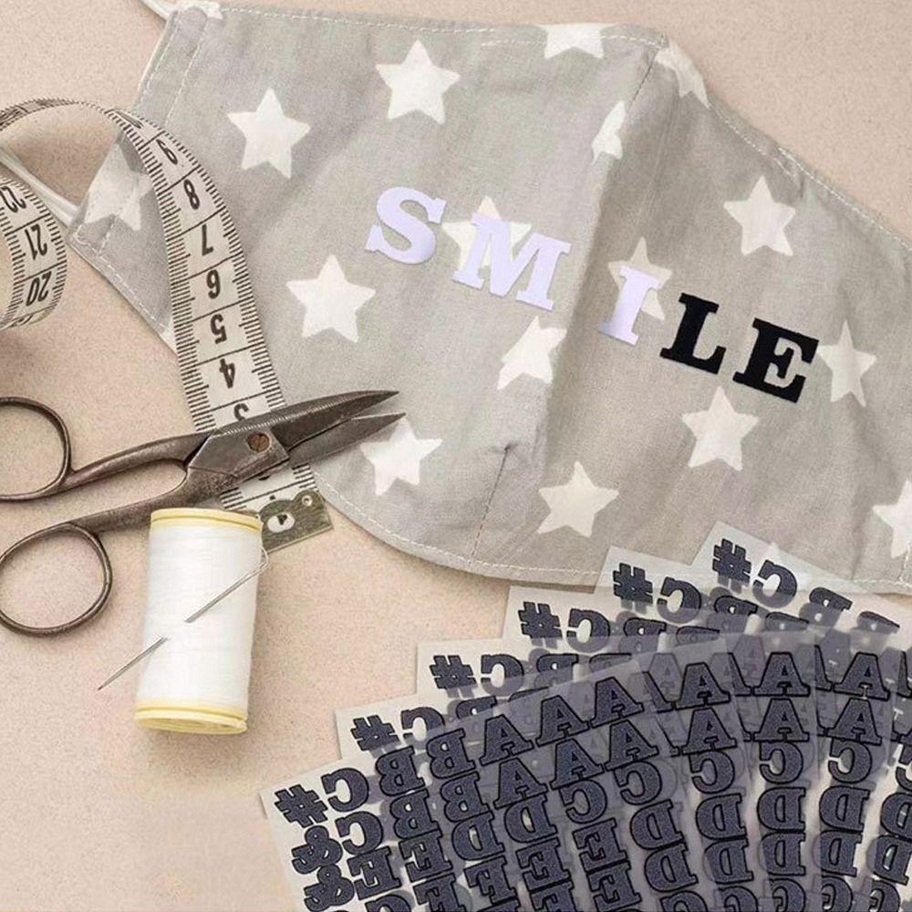 26 Letters Heat Transfers Patches Self Adhesive Garment Alphabet Fashion Decoration Stickers