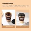 JD Original Coffee Cups, Disposable Paper Cups, Thickened Insulated Hot Drink Cups for Milk Tea And Water, 430ml [20 Sets]