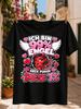 Cute Graphic With Red Devil Girl Angel Wings Hearts And Gerunisex 99 Engel Diese 1 Front Print Tee Unisex All Tshirt