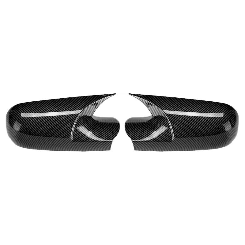 2 шт., крышка зеркала заднего вида из углеродного волокна для автомобиля Renault Megane 2 MK2 2002-2009