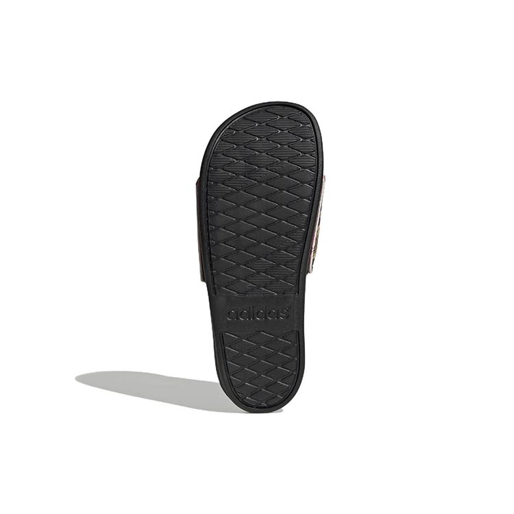 Adidas Adilette Comfort Slide Camo Women Sneakers Black Core-Black Beam-Pink GZ6412