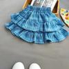 Plaid Ruffled Kids Baby Girls Cake Skirts Princess Ball Gown Pleated Tutu Skirts for Summer Autumn Children's Short Skirt