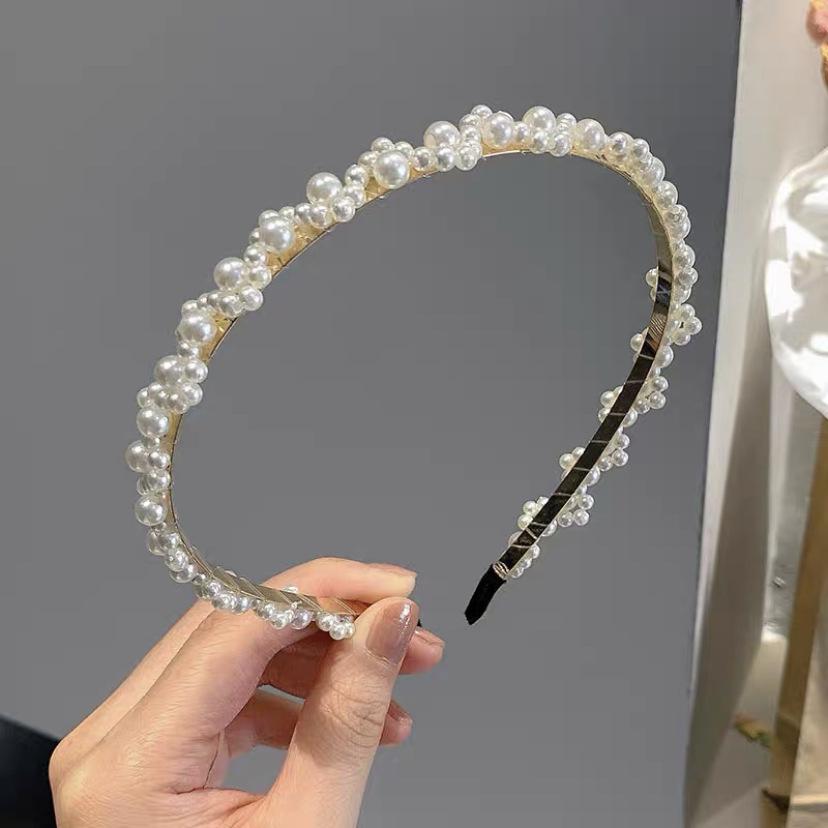 Изысканная повязка на голову с цветочным узором и стразами – высококачественный ретро-аксессуар для волос для женщин