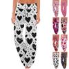 Women's Comfort Pajama  Print Drawstring Wide Leg Pants