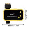 Программируемый WiFi-таймер на солнечной энергии, автоматическая система полива для садовых растений, с датчиками дождя и удаленным управлением через приложение