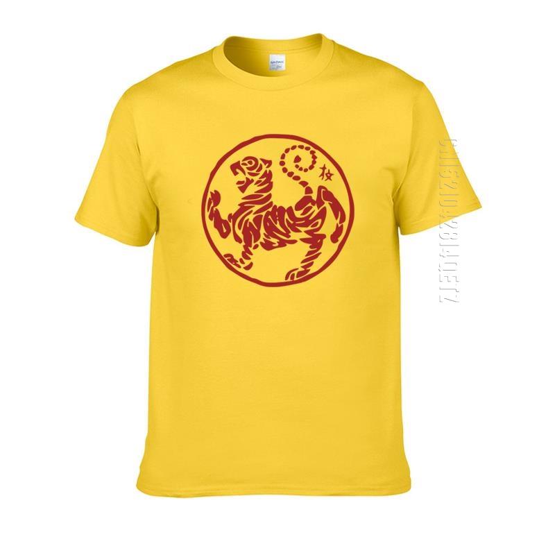 Летняя свободная мужская футболка с круглым вырезом Shotokan Tiger Karate, Мужской топ