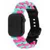 For Apple Watch Series 10 42mm / 9 8 7 41mm / SE (2023) SE (2022) SE 6 5 4 40mm / 3 2 1 38mm Nylon Rope Watch Band Dual Color