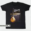 Унисекс футболка Gibson Les Paul Guitar Черная S-5XL Унисекс футболка